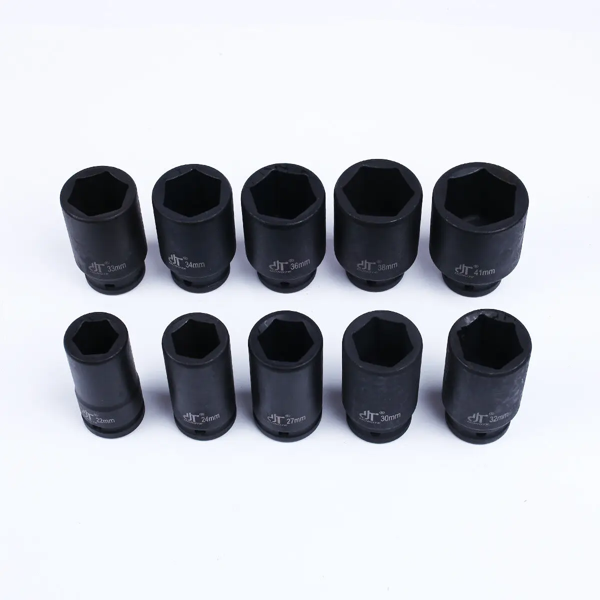 8 Piece 3/4" Drive Jumbo Impact Socket Set - Heavy Duty Add-On Sockets For Garage & Shop