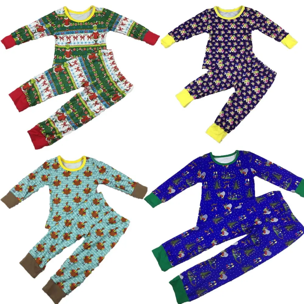 
LZ2020 милые детские рождественские пижамные комплекты для всей семьи, пижамы бытовой зеленого и красного цвета в горошек для маленьких детей, для мальчиков-подростков; Пижамные комплекты для девочек 