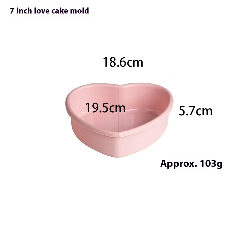 Factory Direct Love Shaped DIY Silicone Baking Mold for Valentine's Day Layered Cake Tray Mold Cake Tools details