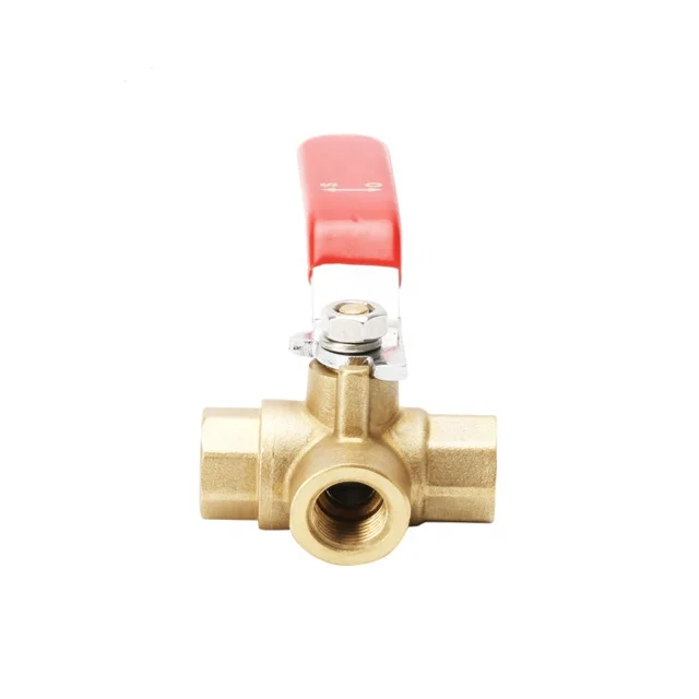 brass forged 3 ways sight glass test and drain valve for fire hydrant bj51001a-9