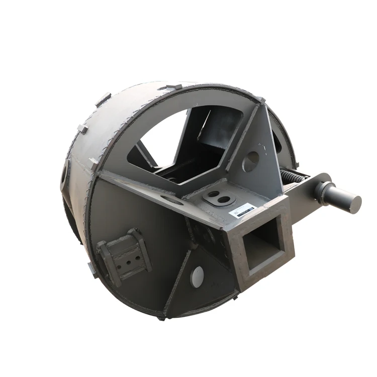 Professional Piling Tools Double Bottom Double Open Cleaning Drilling Bucket