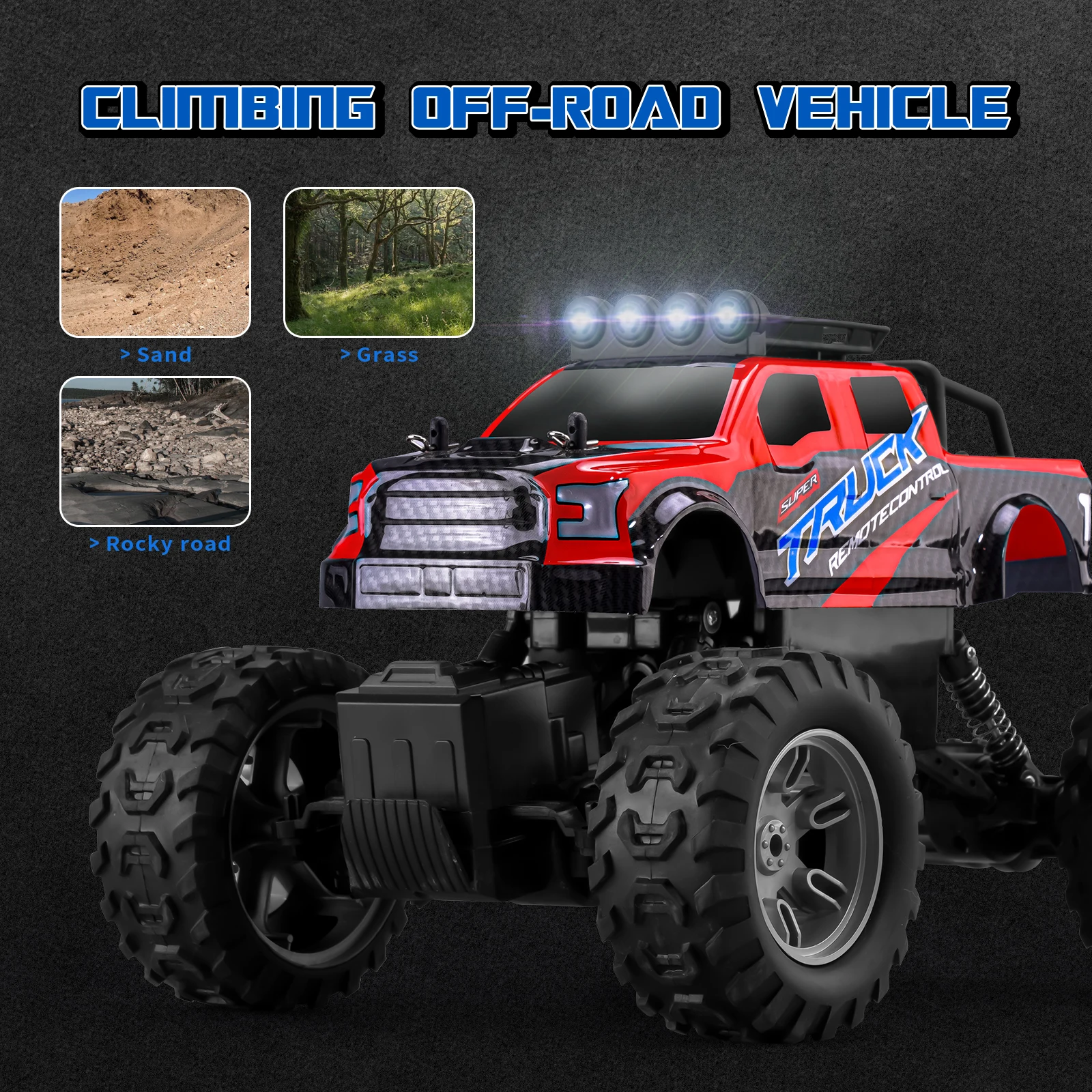 JJRC Q178 1/16 RC Car 2.4G RC Toy Offroad Drift Racing Car 1/16 High Speed Off-Road Vehicle All-Terrain Mountain Bike