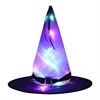 Sombrero de bruja brillante púrpura