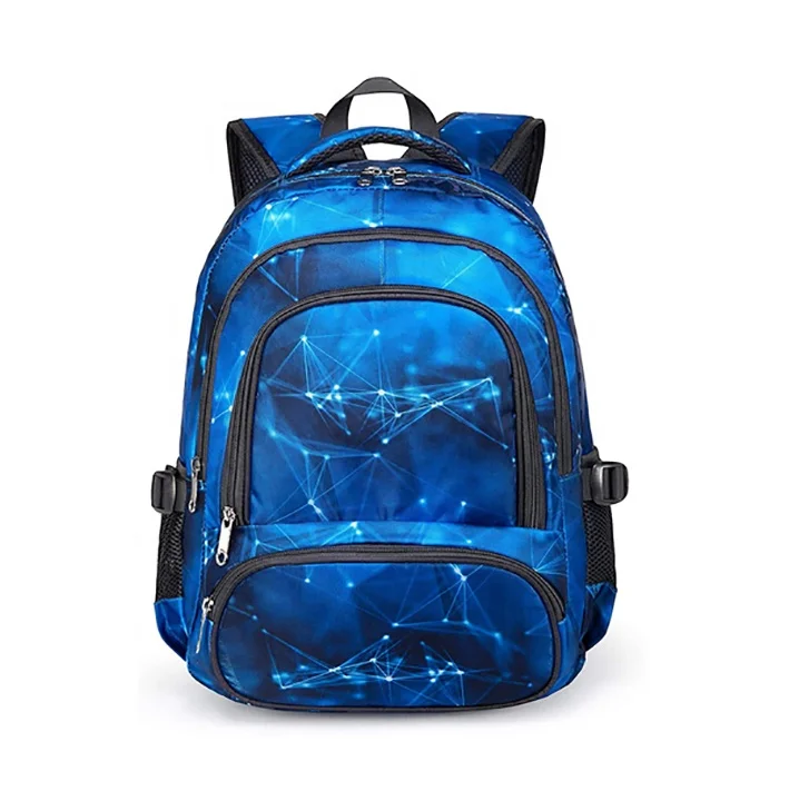 Large Capacity Casual Backpack Print Lightweight Waterproof Campus
