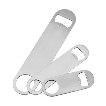 Bottle Opener Blank Stainless Steel Customized Logo Metal  Tools  beer bottle opener