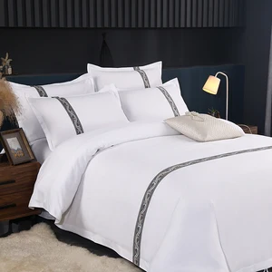 Luxury Soft Microfiber Cotton Hotel Bedding Set Luxury Hotel Textile for Comfortable Sleep for Hotel Use