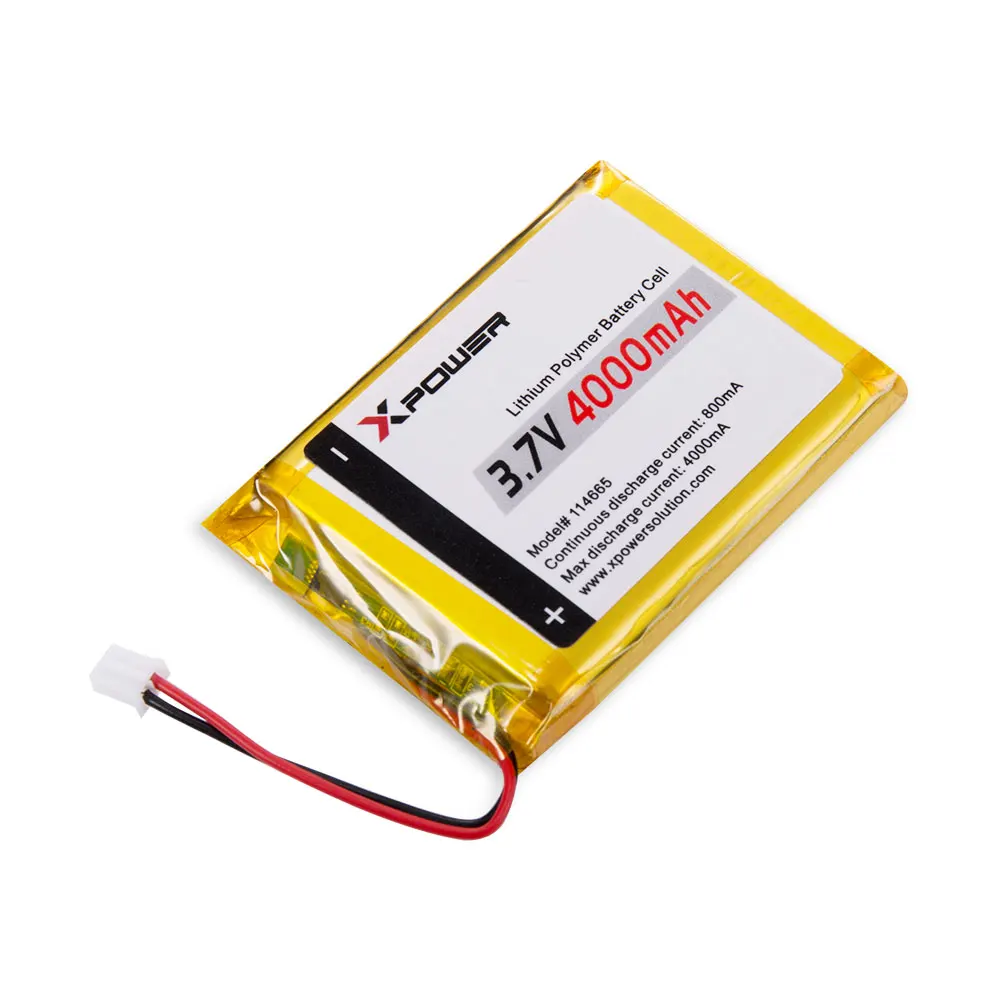 3.7v 4000mah Low Temperature Lithium Polymer Battery For Hand-held And Esthetically Lamp