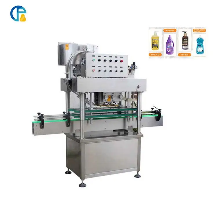 GOFAR Automatic 6 Wheels Bottle Sprayer Sealing Machine