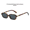 TORTOISESHELL FRAME/BLACK ANDGRAY LENSES