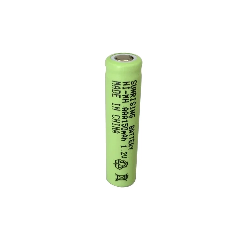 1.2v Flat top Nimh AAA 150mah rechargeable battery
