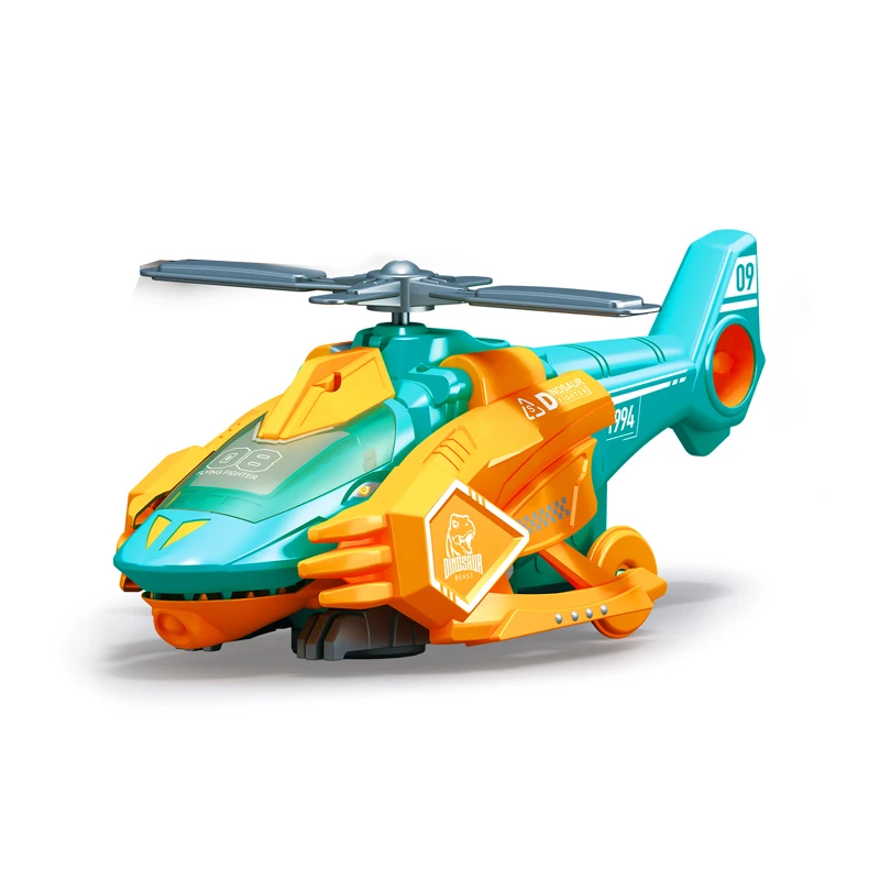 Automatic Deformable Shapes Battery Operated Deformable Pterosaur Model Toys Air Plane BO for Kids