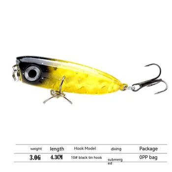 3.0g/4.3cm Fishing Lures Slow Sinking Pencil Lures Hard Fishing Bait Fishing Plugs for Salmon Redfish Trout Bas – Pencil – view 4