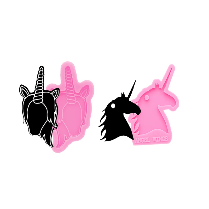 Einhorn Kopf Silikonform Für Epoxidharz – Groß (10,9x7,4x5,1 Cm) Zum Gießen Von Schmuck, Cabochons Und Deko