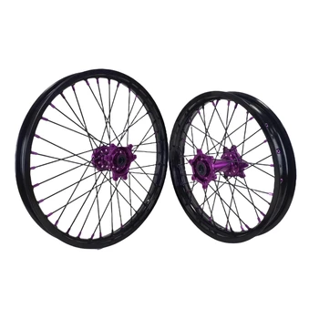 For Surron Ultra Bee Electric Dirt bike 21"*1.6" & 18"*2.15" Spoke Wheel Rim Set