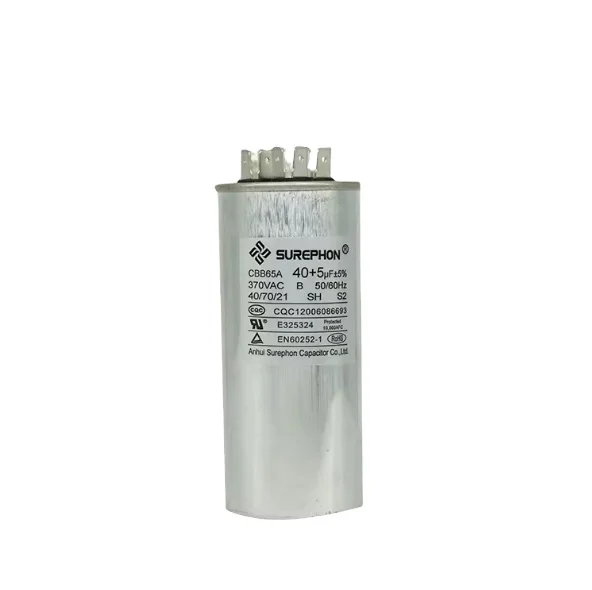 Best Quality Air Conditioning Capacitors CBB65A 370VAC 40uf in Air Conditioning Compressor for Increased Power