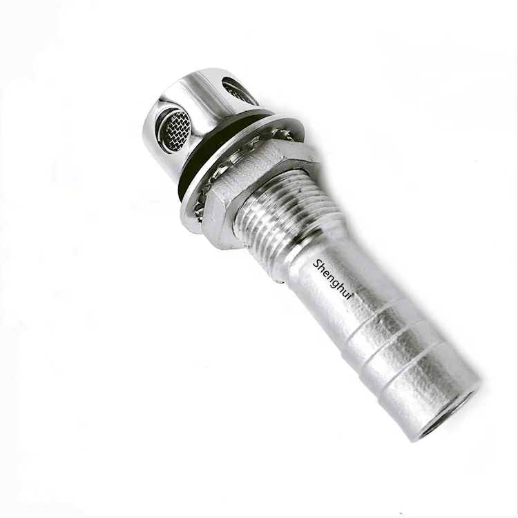 Marine 316 Stainless Steel Fuel Gas Tank Air Vent Cowl Vent 5/8" for