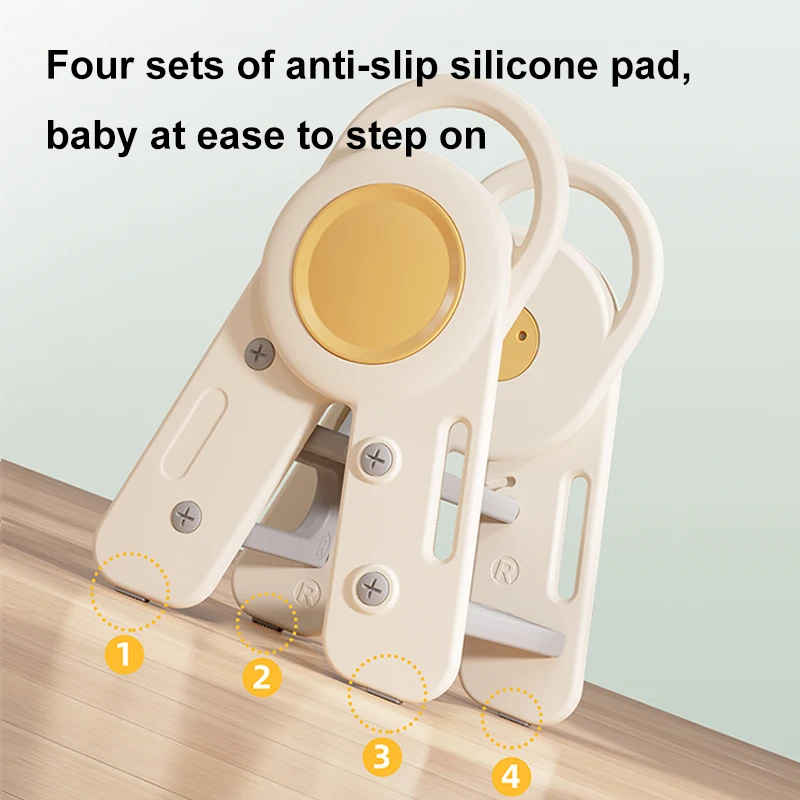 Children Plastic Baby Toilet Step Ontoilet Step on Exercise Household 18 Inch Multi Heights Folding Kids Plastic Step Stool