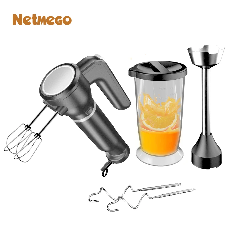 Manual Hand Blender 800 Peak Watt 1 Speed Immersion Blender And 7 Speed