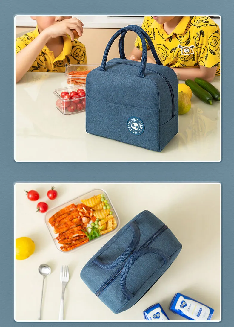 Wholesale Waterproof Aluminum Foil Takeaway Insulated Kids Lunch Bento