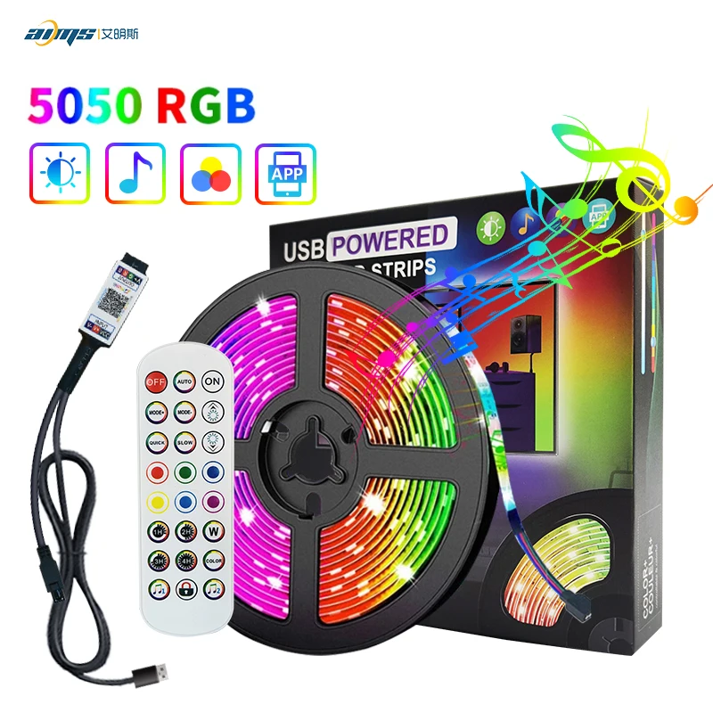 App Remote Smart Smd5050 Flexible Led Strip Light 2m 3m 4m 5m 30led
