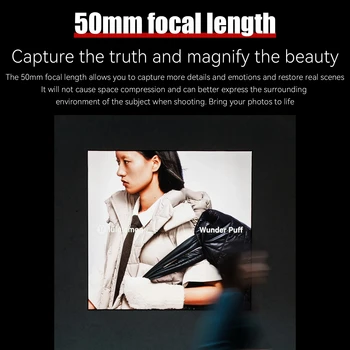 7Artisans 50mm F1.8 STM Lens Auto Focus Full-Frame Large Aperture Standard Prime Lens for Sony FE ZVE10 6400 A7C II A7R II detail image