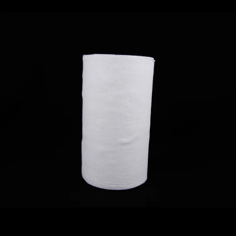 hospital medical absorbent zigzag rolled pillow shape gauze rolls