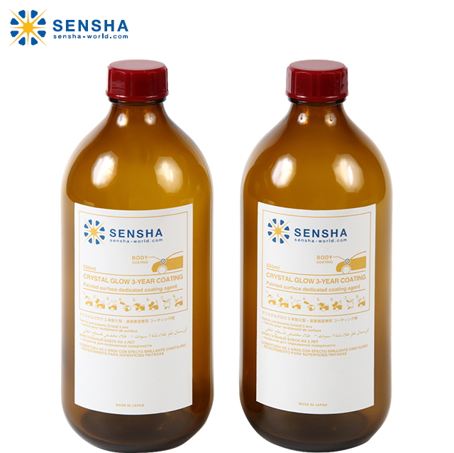 
 Стеклянное покрытие для автомобилей с украшением в виде кристаллов свечение 3 года покрытие 1L  