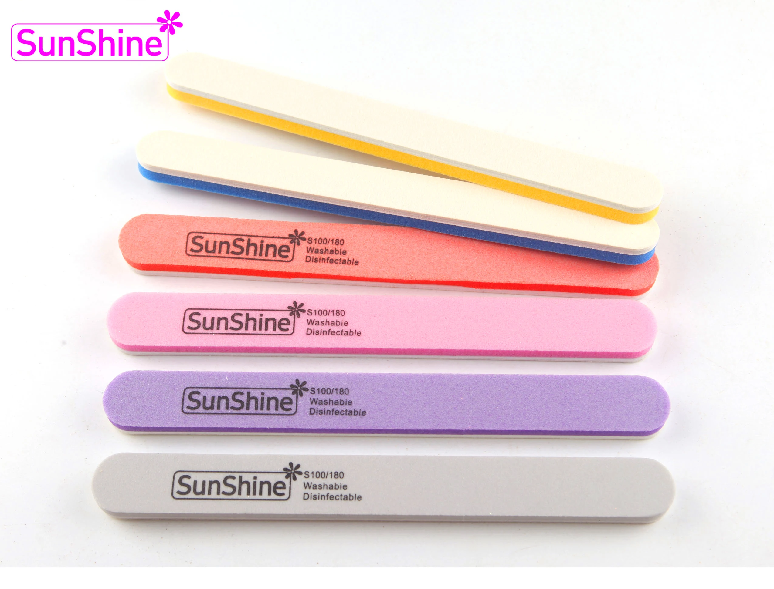 High Quality Double Side White Nail File 120/180 For Manicure Nail File ...