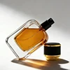 Clear glass bottle