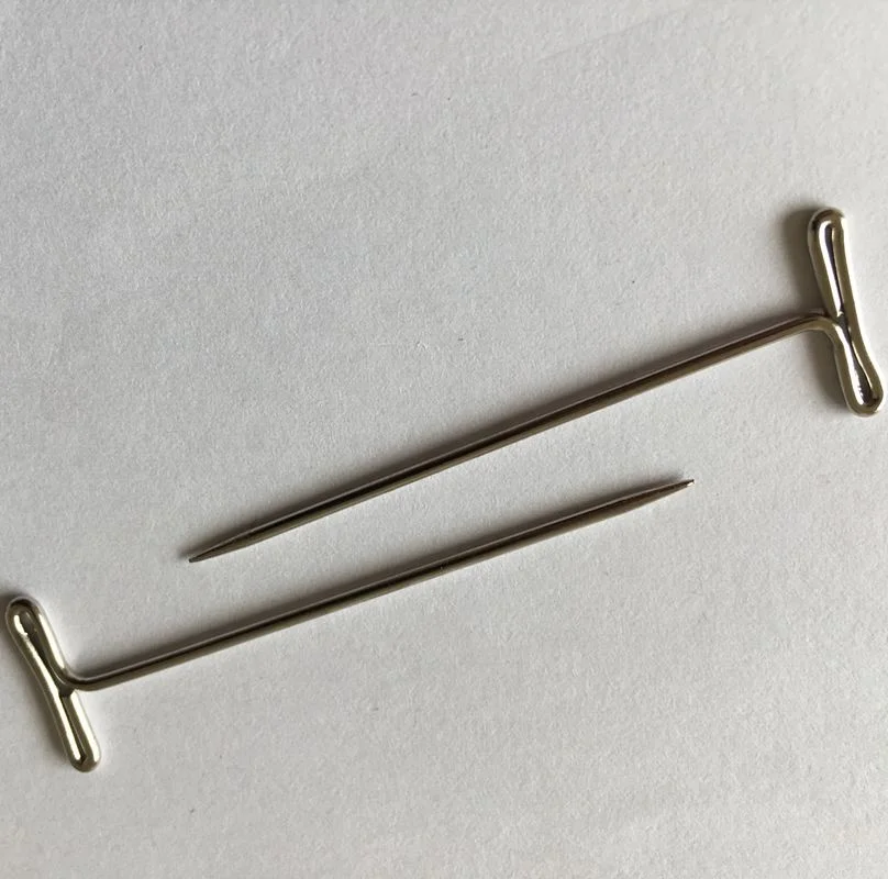Generic 100 Pcs T-Pins 45 Mm For Making Wig Pins T Pin Needle Mannequin  Head Wig Making