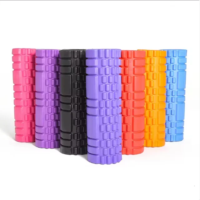 Wholesale Travel OEM Fitness High density Round Custom Mini Heated Massage Custom Logo EVA Roller Yoga Foam Rollers Set