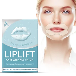 Organic Hyaluronic Acid Lip Sleeping Mask Day & Night Repair Gel Vegan Lip Therapy for Deep Hydration & Plumping Sheet Form