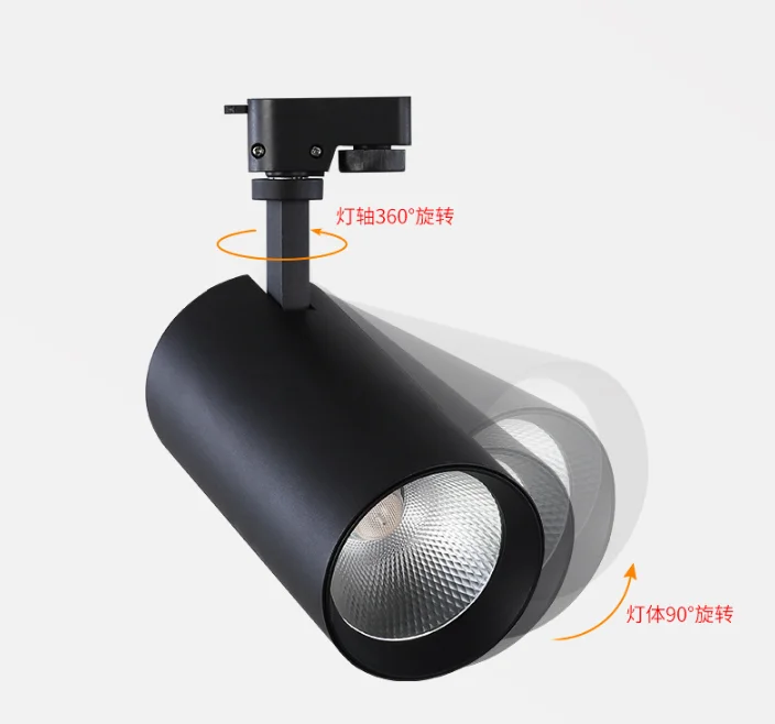 Modern Design Black Aluminium Housing Led Track Exhibition Light