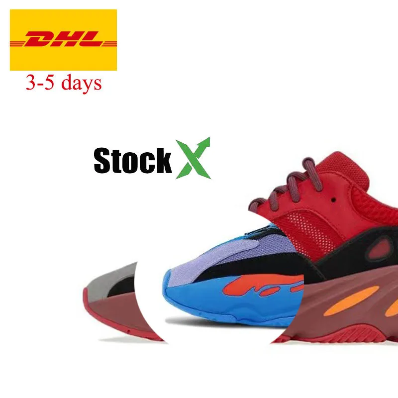 OG TOP Quality Yeezy 700 V1 V2 V3 black mauve inertia Running Sneakers high quality Putian best Sport Shoes