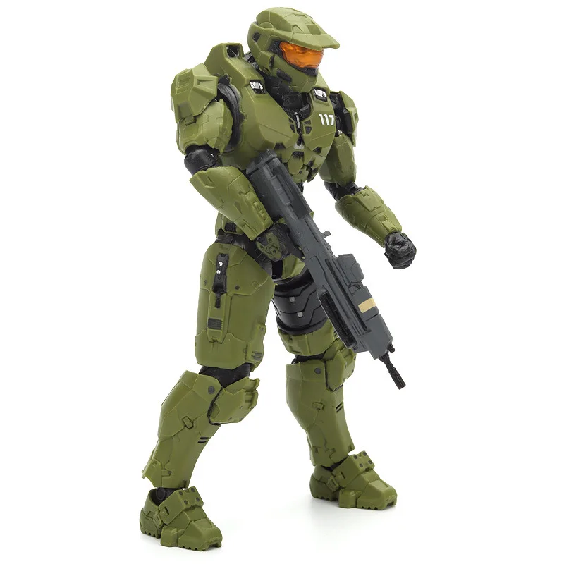 Thousand-value Training 5 Master Chief Halos Infinite 1/12 Movable Nodel Puppet Decoration Figure Collectibles