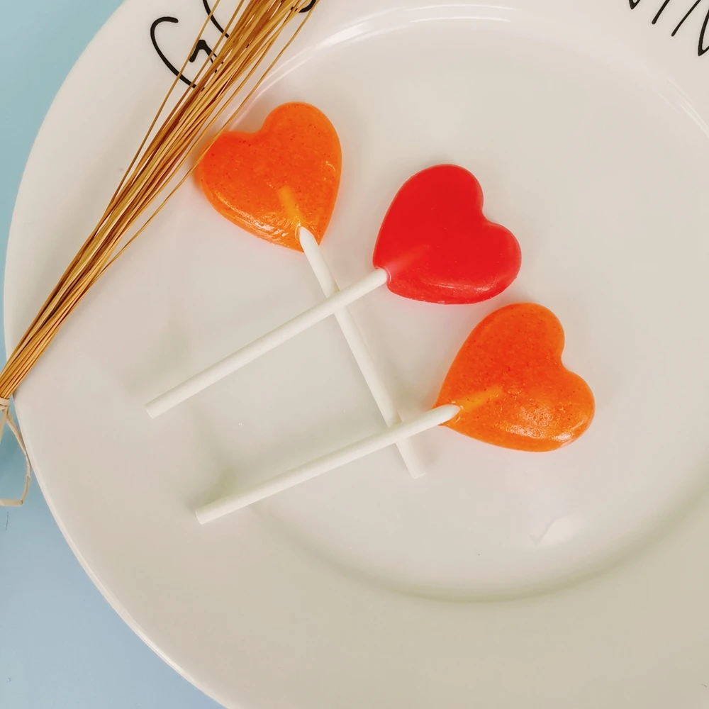 Леденцы со вкусом клубники в форме сердца валентинка конфеты леденец