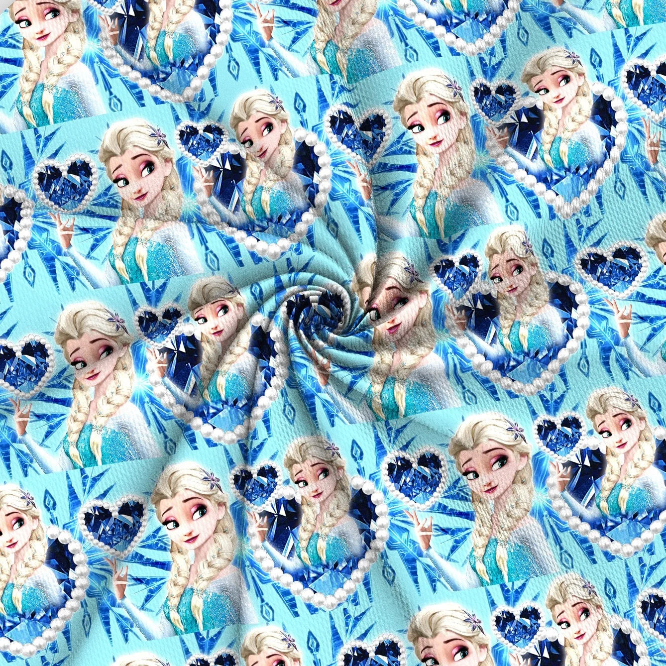 RTS Polyester Spandex Cartoon Character Bullet Fabric by the Yard