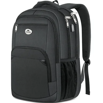 Factory Wholesale OEM Business Computer Backpack Men Smart USB Waterproof School Bags Polyester Laptop Backpack