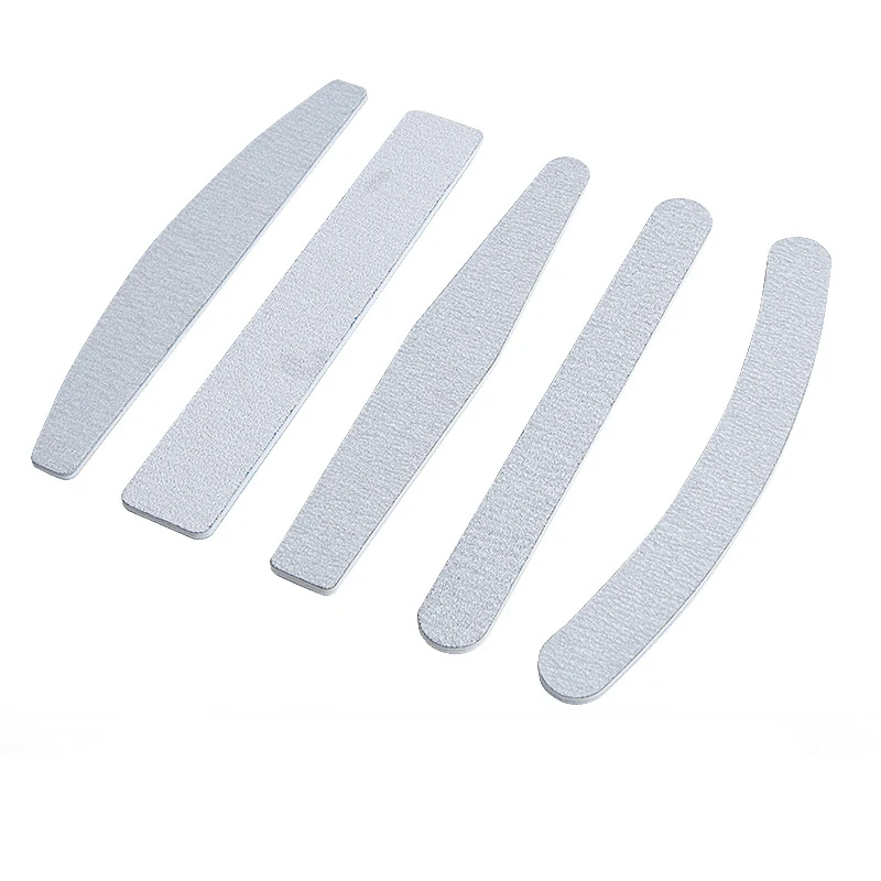 Wholesale Nail Files Custom Logo 100/180 150 240 1000 Grit Double Side Oem Zebra Cheapest Price