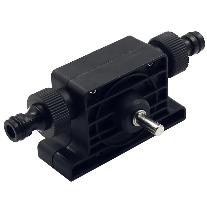 KITLUCK Hand Drill Water Pump – 750 GPH Drill-Powered Transfer Pump For Water, Oil, Gasoline, Includes Hose & Adapters