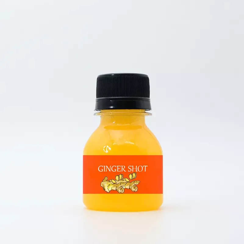 10 Pcs Iced Tea Bottles Sealable Containers Small Water Clear Drink Caps  Ginger Shot Beverage