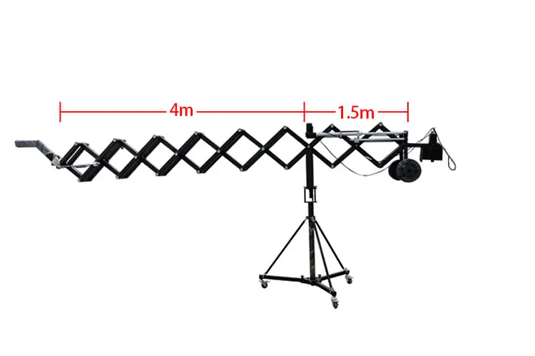 Professional Digital Motorized Telescopic Crane For Camera 5.5 Meters
