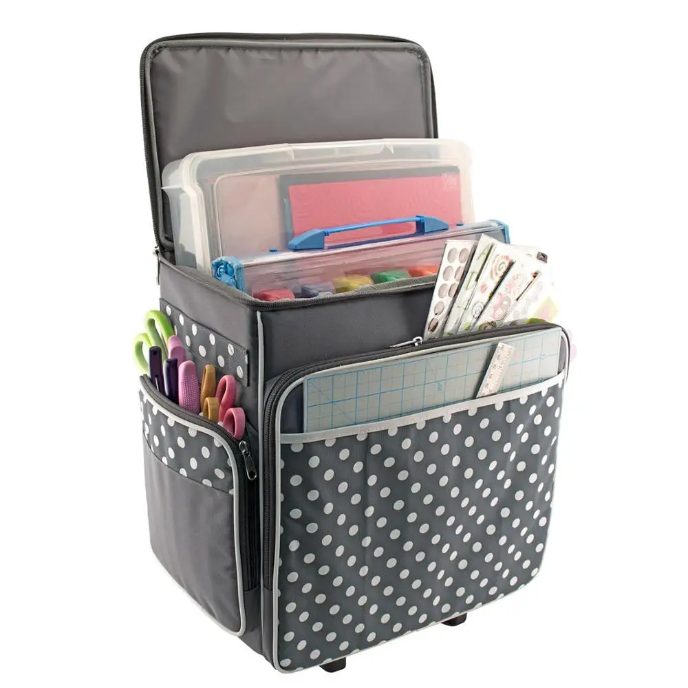 scrapbook rolling tote
