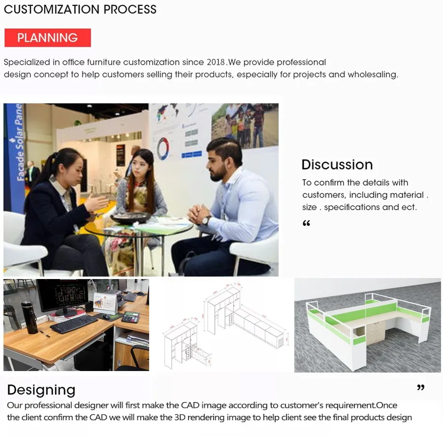 Factory directly customization sell office furniture office desk mesas