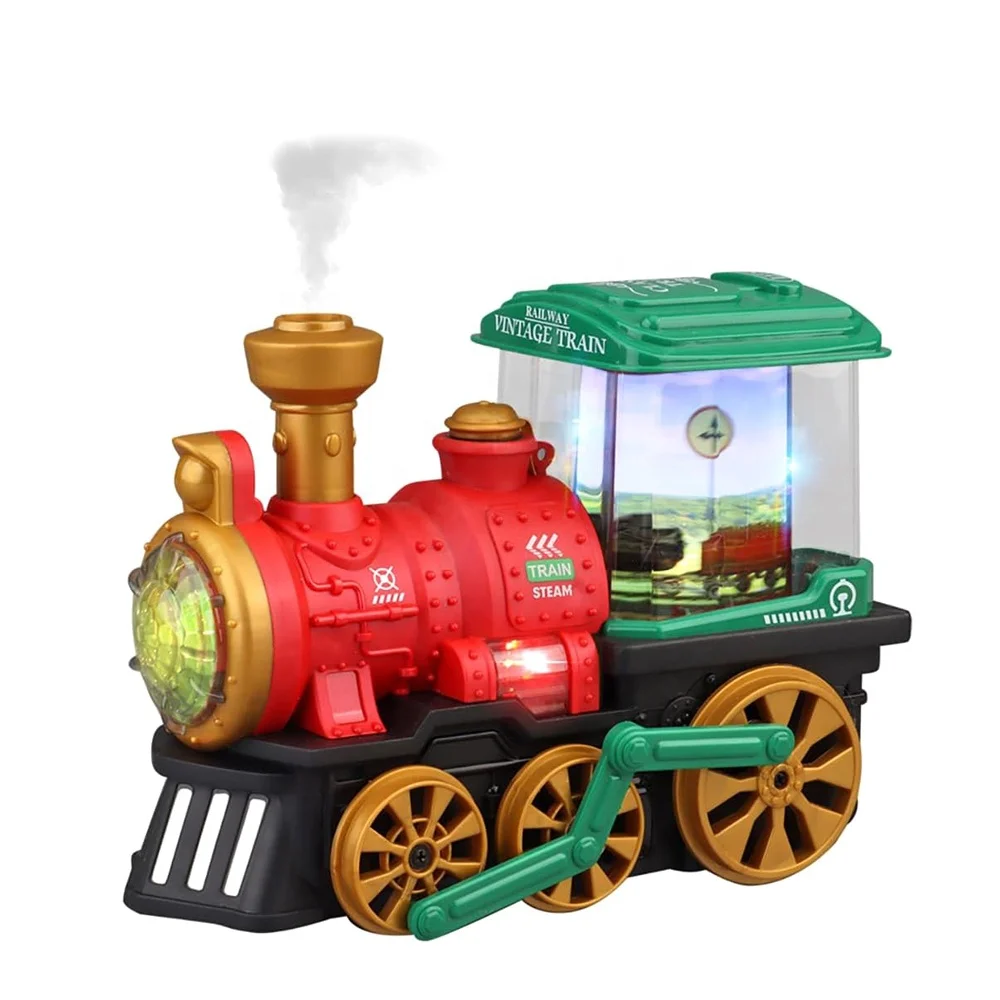 Treno elettrico universale a vapore giocattolo per bambini