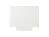 Rectangulaire sublimé blanc 14x17x0,4cm