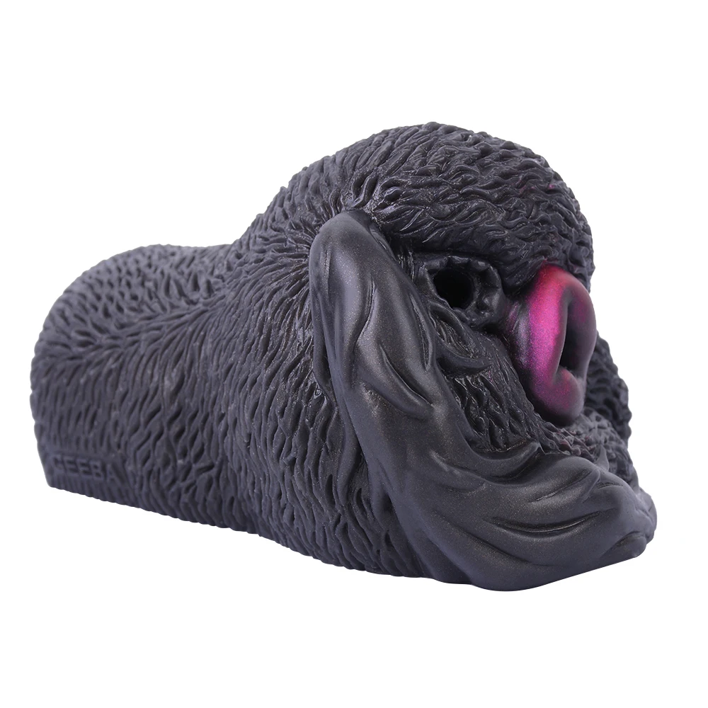 GEEBA Vibrating Male Masturbator Animal Dog Vagina Artificial Pussy Silicone Vaginal Anal for Penis Stroker Dog Vagina for Men