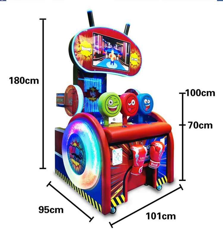 New Arrival Kids Boxing Machine Factory Price Carton Video Boxing Punch Game Machine