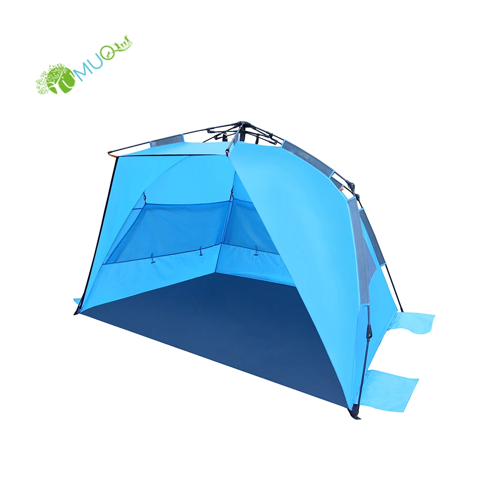 YumuQ 7.2' 1-2 Easy Pop up  Fishing Beach Tent Shade, Automatic Beach Canopy Sun Shelter For Outdoor