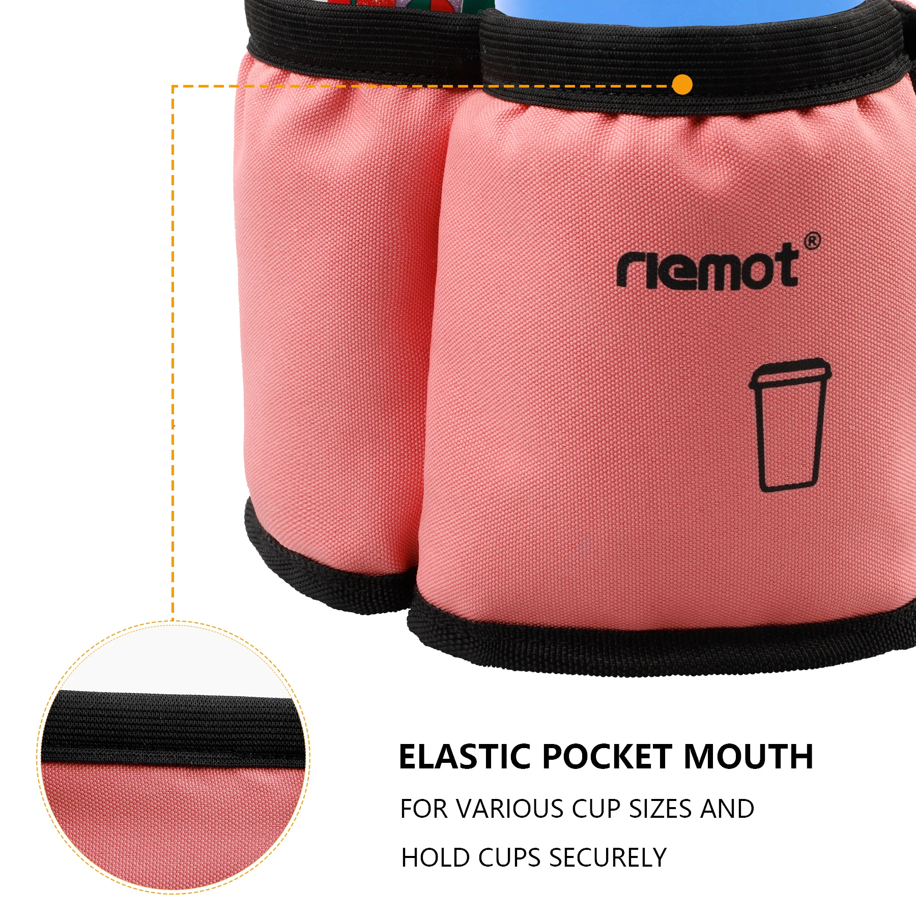 OEM Custom 2024 Riemot Suture New Product Ideas Luggage Cup Holder Novelty Gifts Unique Ideas Travel Accessories Women
